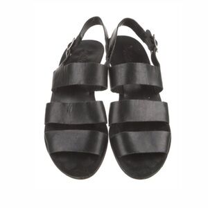 Loeffler Randall Brown Leather Slingback Sandals | 6